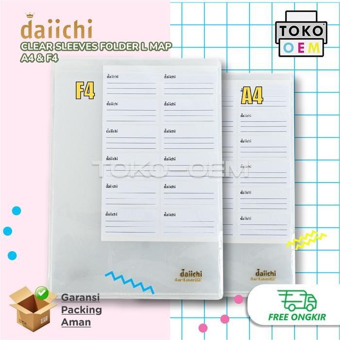 

SWG DAIICHI MAP L BENING CLEAR SLEEVES HOLDER 1 PACK (12 PCS)