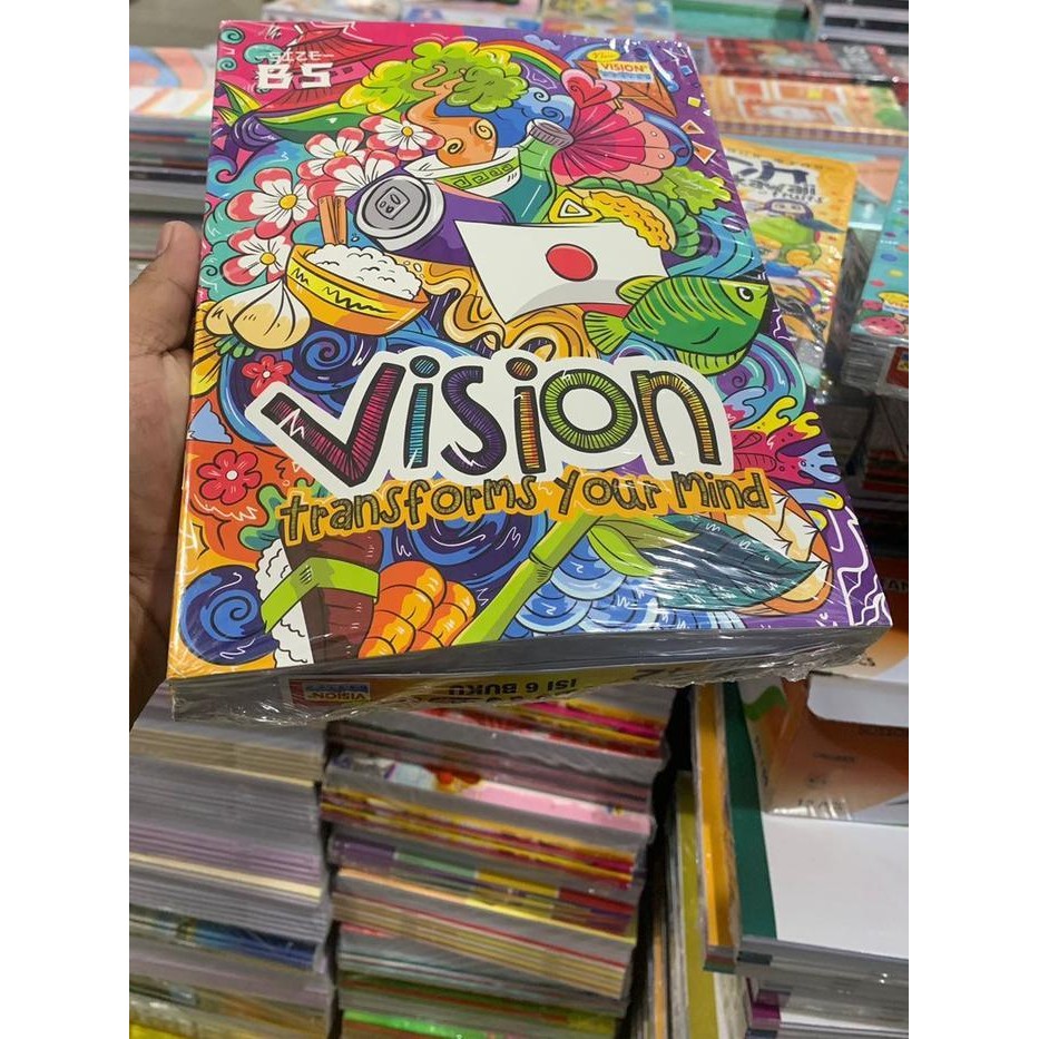 

SWG Buku Tulis Vision Boxy 42 ISI 6 / 1 PACK Alat Pembelajaran untuk Anak Sekolah Kertas Paper Stationery
