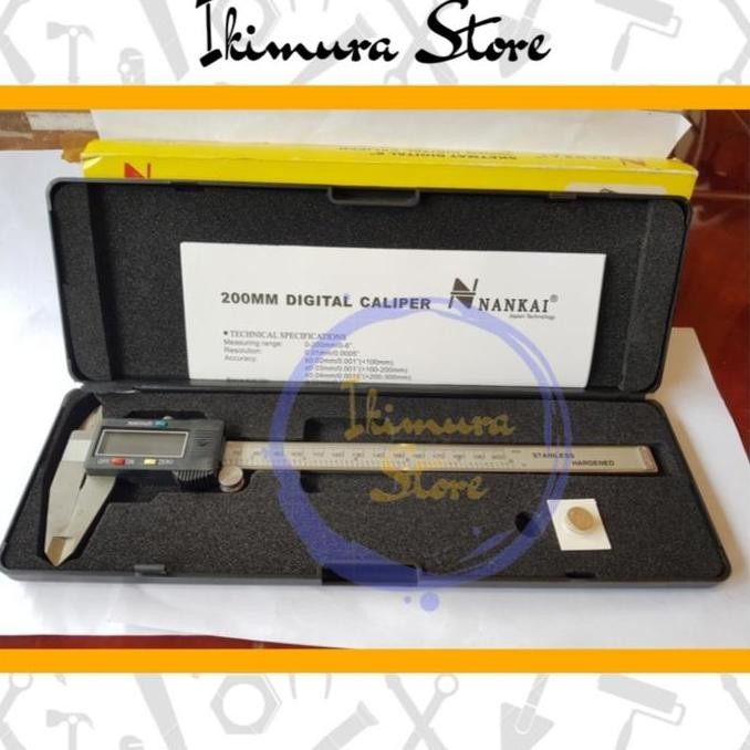 Sketmat Jangka Sorong 8" 200mm Digital Caliper NANKAI