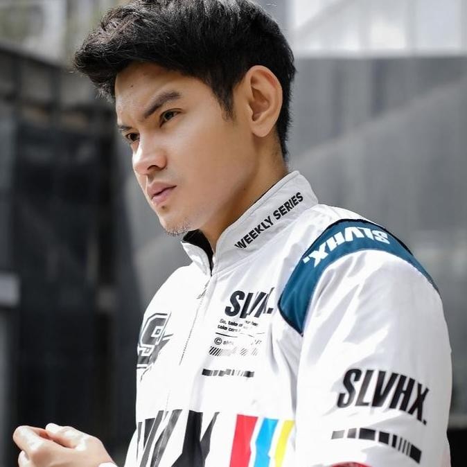 Salvio Hexia Jaket Pria dan Wanita Racing Nascar Sunmori Windbreaker Santai Hitam Putih