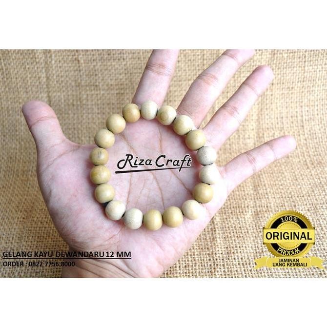 Gelang Kayu Dewandaru Asli Karimun Jawa Kualitas Super Butiran 12 Mm