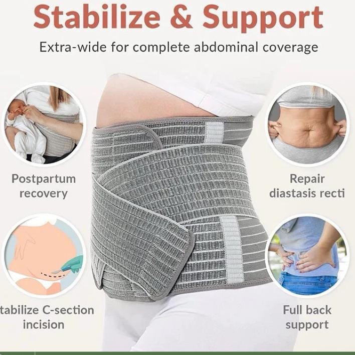 Korset Pasca Melahirkan Nano Bamboo Korset Bamboo Pasca Melahirkan Normal Dan Caesar Anti Sesak Kors