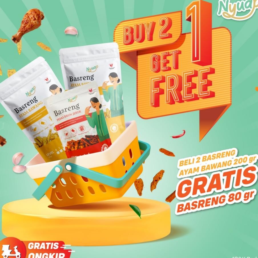 

Buy 2 Get 1 Basreng Truffle Pedas Daun Jeruk