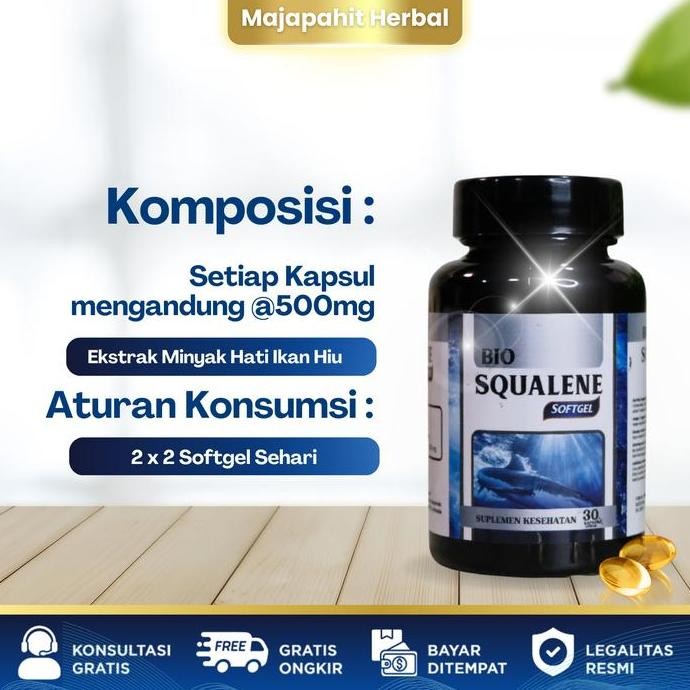 Produk Baru Paket Pengental Sperma Bio Squalene + Keloreena Vitamin Promil Pria BPOM