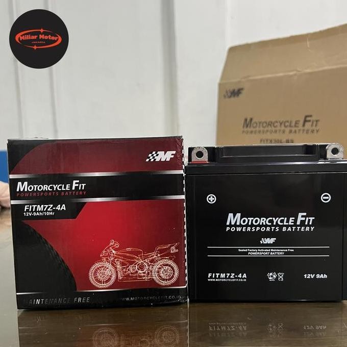 AKI MOTOR GM7Z4A 12V 9AH FITM7Z4A SUZUKI THUNDER BAJAJ PULSAR 160 180