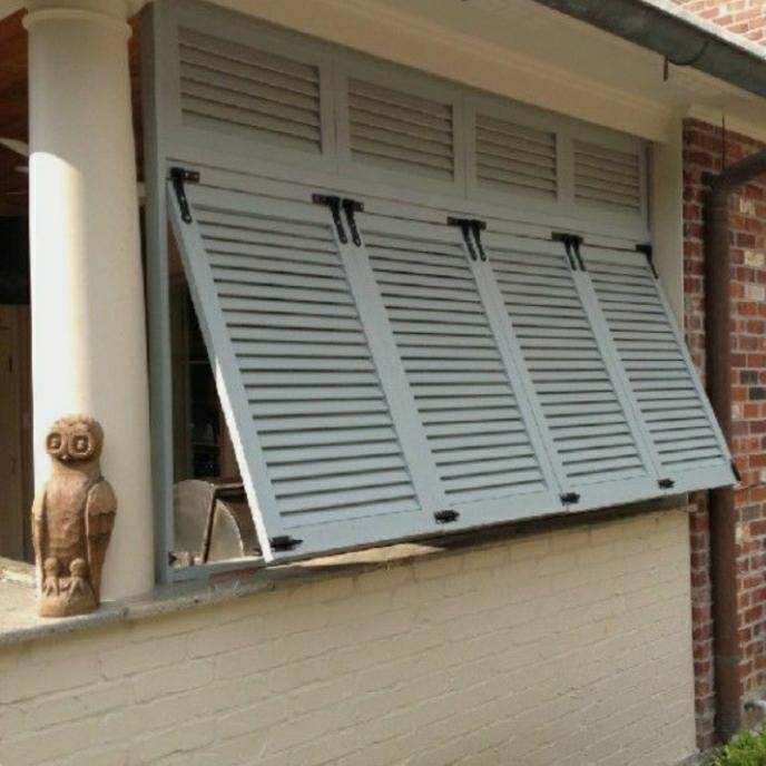 Daun Jendela Krepyak Klasik Kayu Kalimantan Original Dan Terpercaya