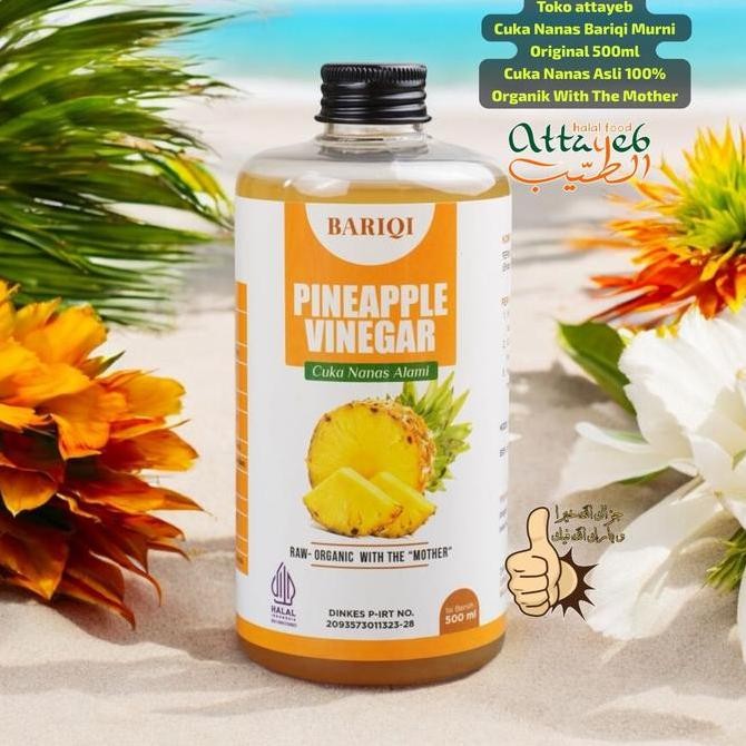 

Cuka Nanas Bariqi Murni Original 500Ml Cuka Nanas Asli 100% Organik With The Mother Obat Diabetes Paling Ampuh - Kaya Insulin - Ampuh Kontrol Gula Darah - Halal Dinkes Pirt Bukan Nenavin Cuka Organic Superfood