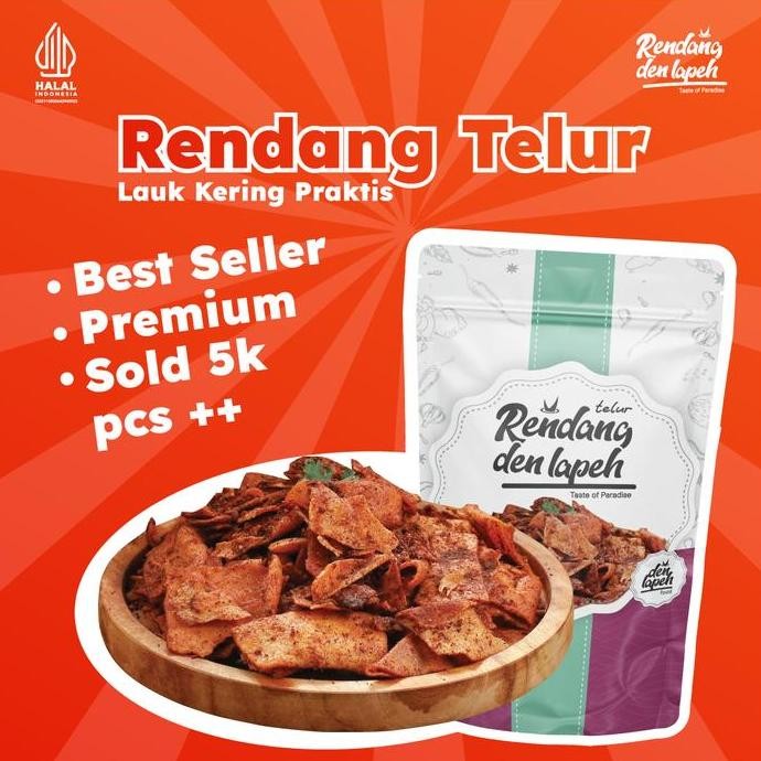

Produk Baru!! Rendang Telur Padang Asli Den Lapeh - Rendang Telur Khas Minang Siap Saji