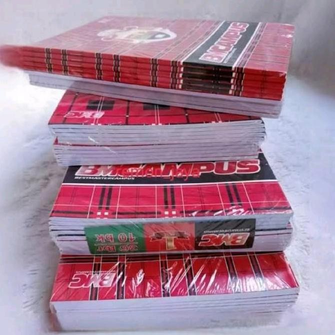 

BUKU TULIS BMCAMPUS 1 PACK 10 BUKU ISI 50 LEMBAR BACK TO SCHOOL Paper