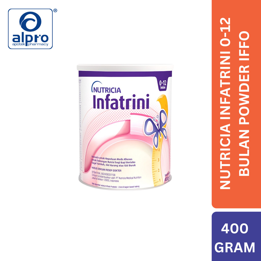 Nutricia Infatrini 0-12 Bulan Powder Iffo 400Gr