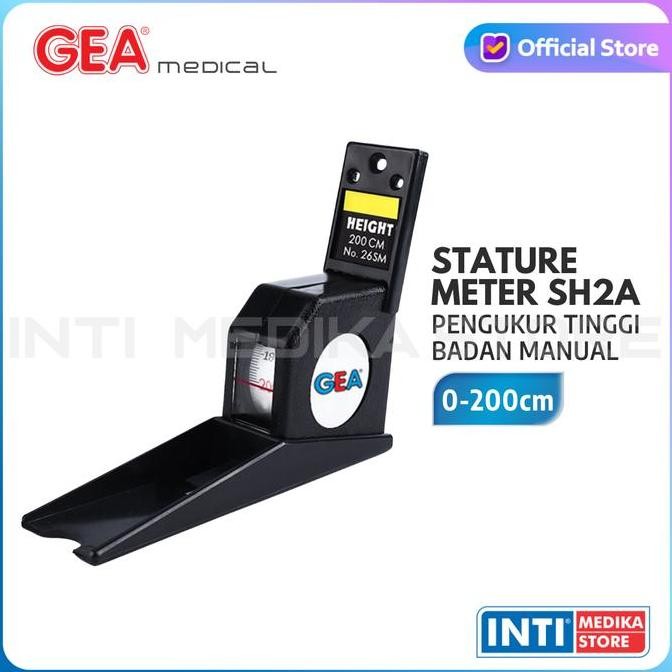 Produk Baru GEA Stature Meter SH2A Alat Ukur Tinggi Badan Manual Anak Dewasa