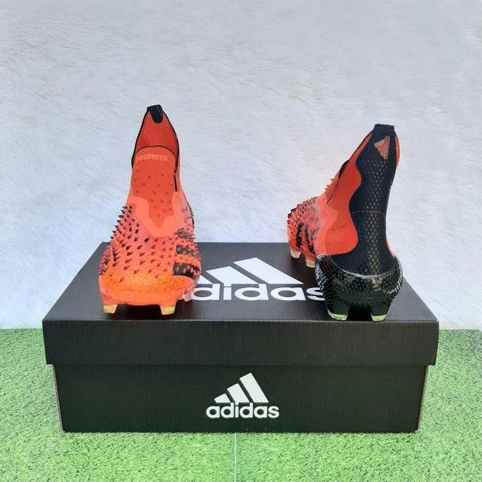 SEPATU BOLA ANAK PREDATOR FREAK+ FG RED SOLAR RED PREMIUM ORIGINAL Terlaris