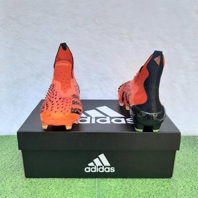 SEPATU BOLA ANAK PREDATOR FREAK+ FG RED SOLAR RED PREMIUM ORIGINAL Terlaris