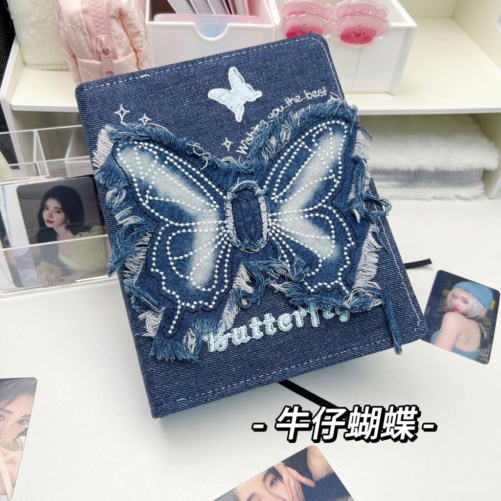 

a5ins Wind Cowboy Butterfly Card Album High-Value Polaroid Card Storage Book Four-Grid Photo Album