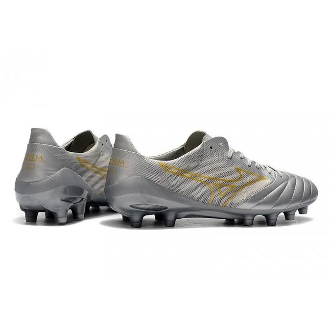 Sepatu Sepakbola Mizuno Morelia Neo 2 Grey / Gold Terlaris