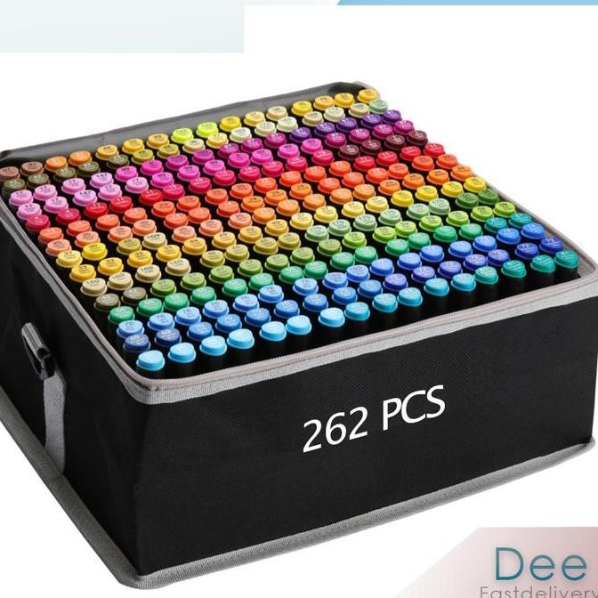 

Touch Art Marker 262 Color Double Headed Marker Set Multi Color Spidol