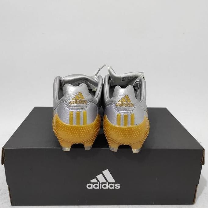 Sepatu Bola Adidas Predator Mania Remake Silver Gold Fg Terlaris
