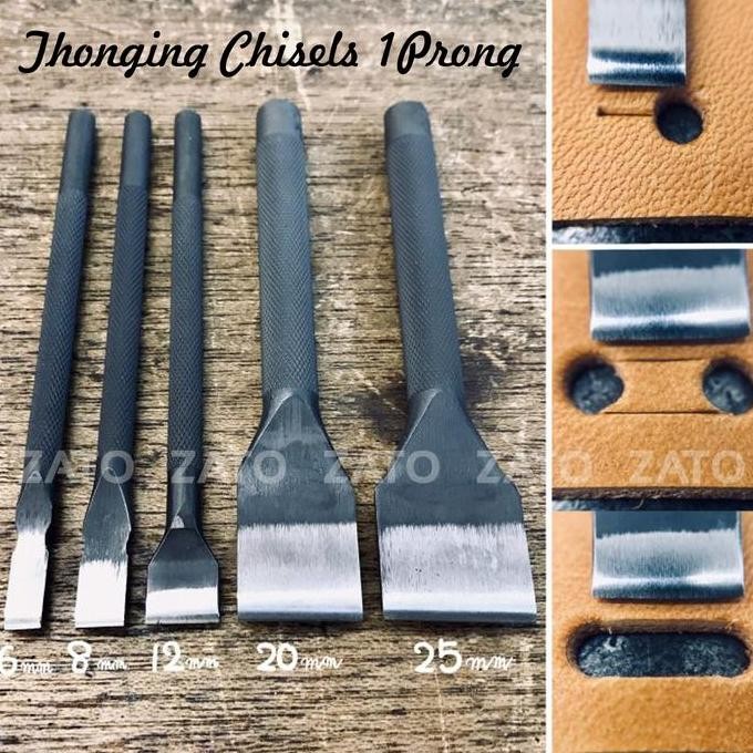 

OKA Factory - Thonging Chisels 1 Prong - MADE IN JAPAN