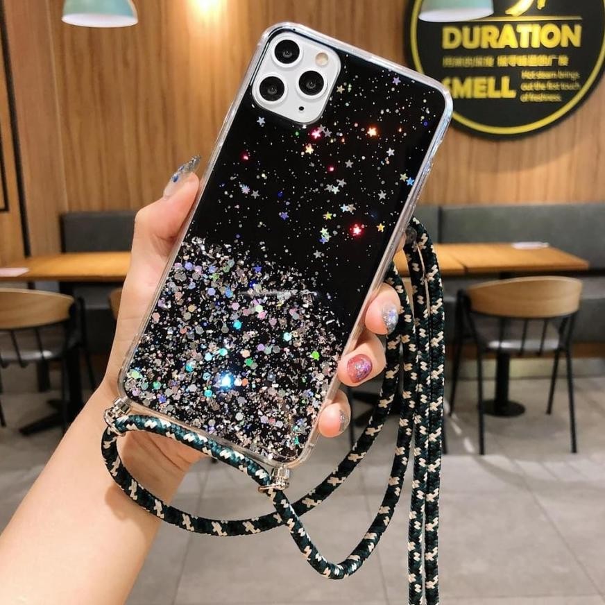 Promo Redmi Note 6/Note 8/8 Pro/Redmi Note 9/9 Pro/Mi10T/9 Case Tali Gantungan Nagita Gliter Lanyard