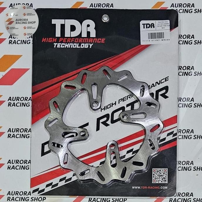 Cakram / Disk Brake Depan Mio Soul Karbu / Mio Smile / Mio Sporty - Tdr Wr ( 200 Mm )