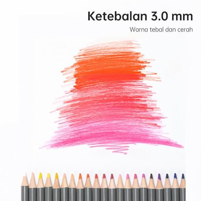 

Nusign Watercolor Pencil / Pensil Warna 48 72 Warna Gratis Kuas Cat Mewarnai