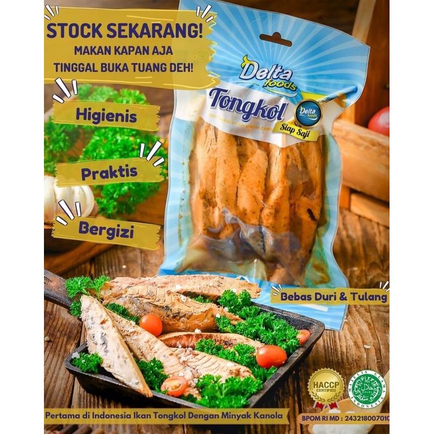

Ikan Tongkol Siap Saji Delta Foods 250G With Minyak Canola Halal