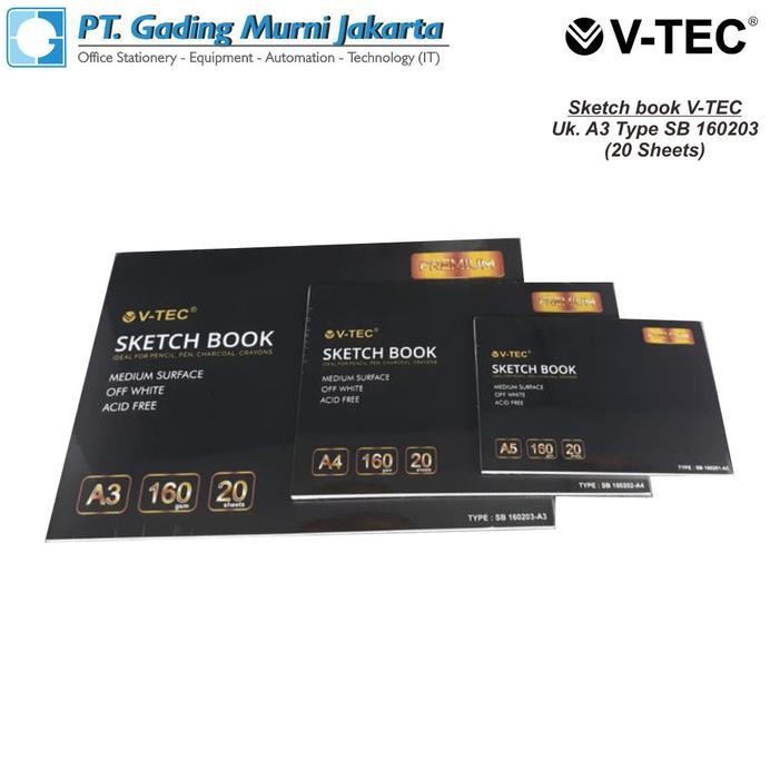 Sp Sketch Book A3 Type Sb-160203 V-Tec