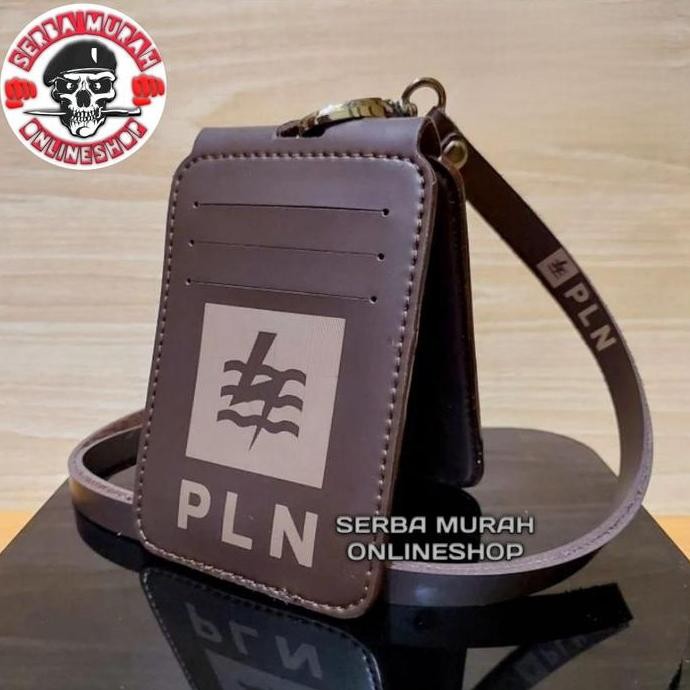 

ID Card Holder Tali Lanyard Name Tag Logo PLN Model Lipat