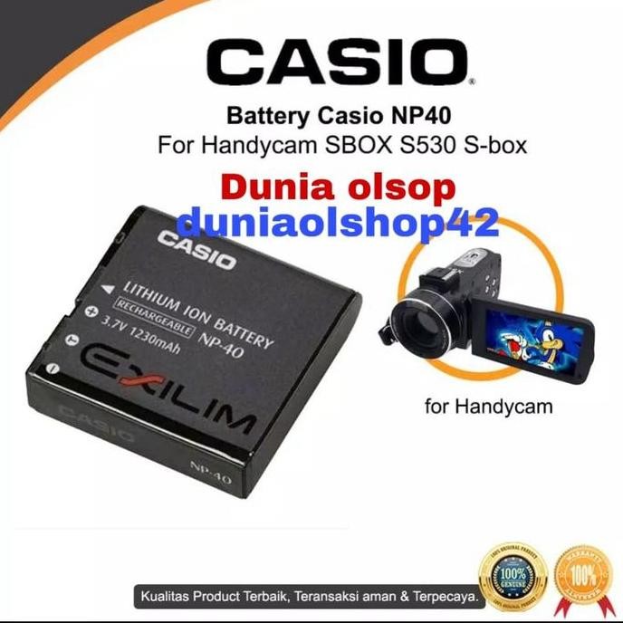 BATRE BATERAI HANDYCAM SBOX batre batrei casio np 40 for handycam sbox Terlaris