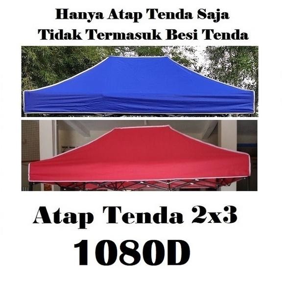 Terpal Atap Tenda 2x3 Bahan Polyester Tipe 1080D Nugi