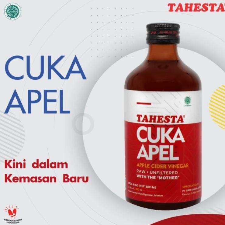

Cuka Apel Tahesta Cider Vinegar 320Ml Membantu Menurunkan Kolesterol Dan