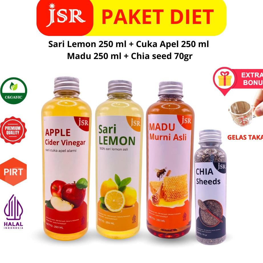 

Bundling 1Paket Hemat 250 Mlcuka Apelsari Lemonmadu Chia Seeds