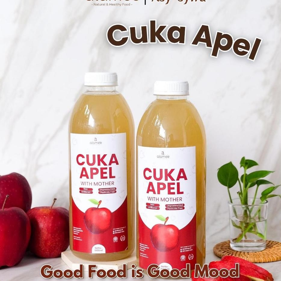 

Cuka Apel With Mother Organik Minuman Detok Vinega Sari Buahnon Msg Cider Vinegar