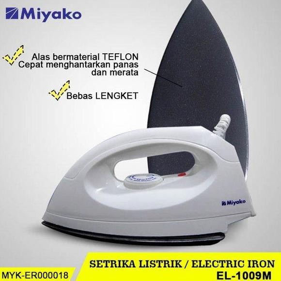 MIYAKO SETRIKA EI1009M / EI 1009M / EI-1009 M / EI- 1009 M Terlaris