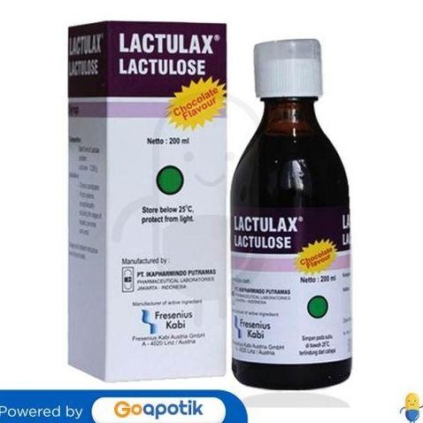 

TERLARIS - LACTULAX RASA COKELAT 3,335 G / 5 ML SIRUP 200 ML