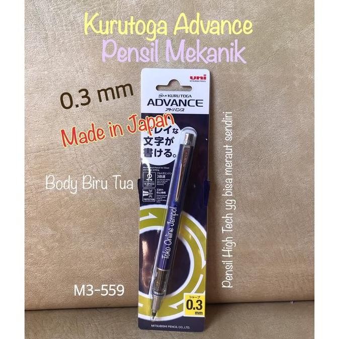 

NEW ATK0745KT 0.3 mm Kurutoga Advance Pensil Mekanik M3-559 Mechanical 0,3