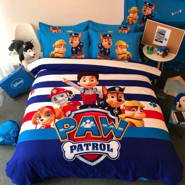 Sprei Katun Jepang Paw 180x200x30