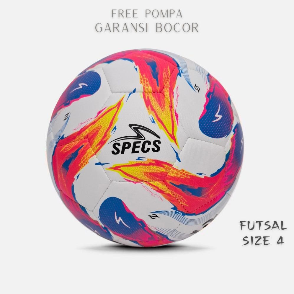 Specs Bola futsal original specs palapa illuzion size 4 bola resmi liga futsal indonesia ori no 4 Nu