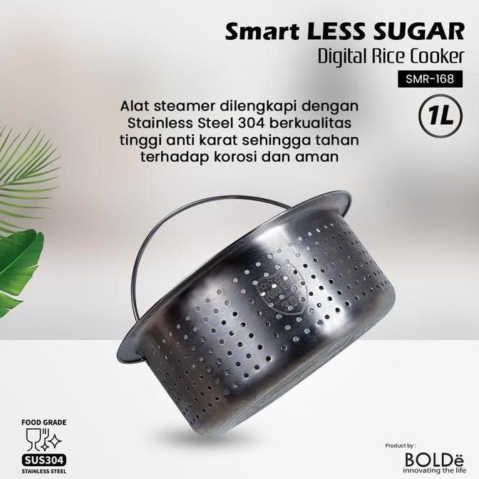 >>>>>] RICE COOKER LOW CARBO BOLDE Smart Less Sugar Digital Rice Cooker