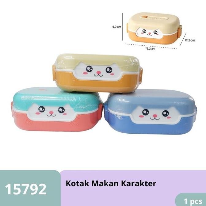 "'''] Tempat Makan Kotak Bekal Makan Anak Anti Tumpah Karakter Lucu Murah
