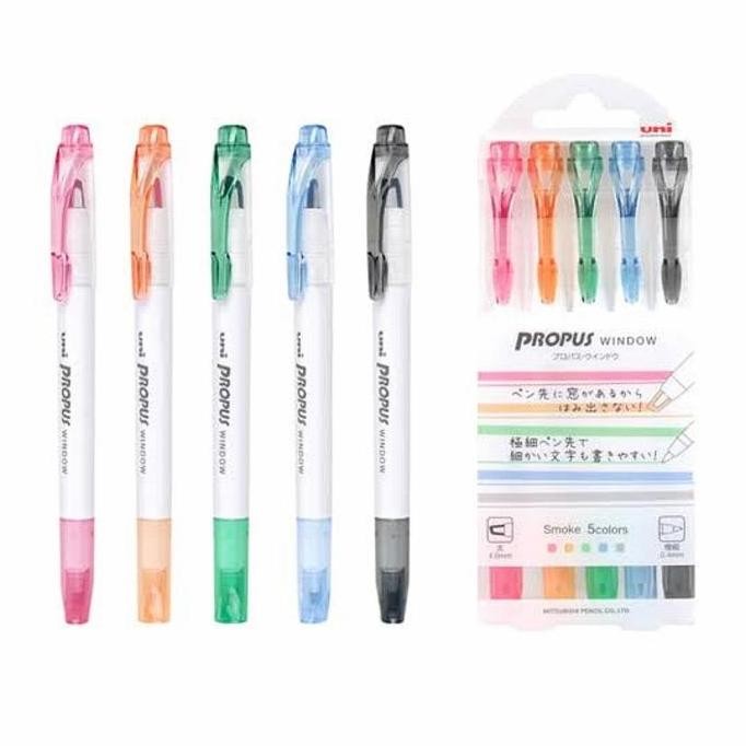 

TERBARU - NEW! PROPUS WINDOW SMOKEY COLOR - DUAL TIP HIGHLIGHTER