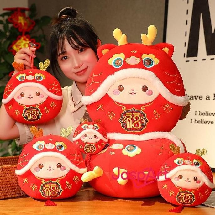 """] Boneka Shio Naga 2024 Dragon Lucu Premium