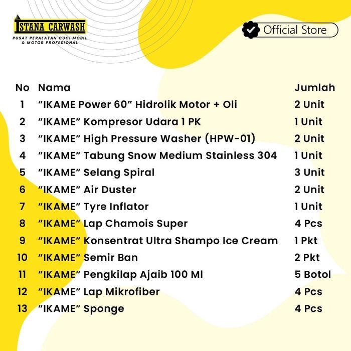 Jual Peralatan Cuci Motor, Paket Steam Motor Hidrolik (Mth-201) Original Dan Terpercaya