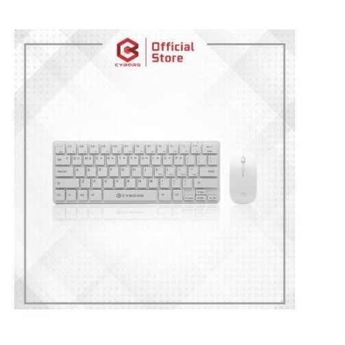Keyboard Mouse Cyborg CKW200 Mini Wireless Keyboard Mouse CKW-200 Terlaris
