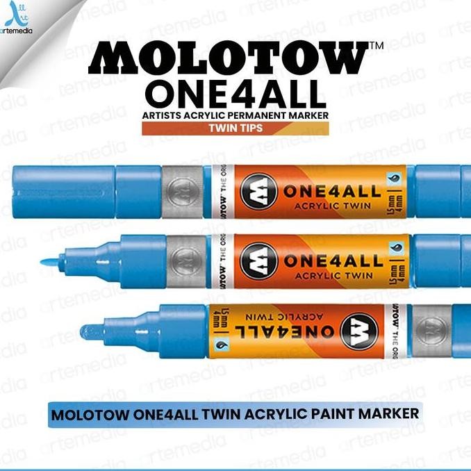

TERBARU - Spidol Permanen Warna Molotow One4All Twin Acrylic Paint Marker - 1/3