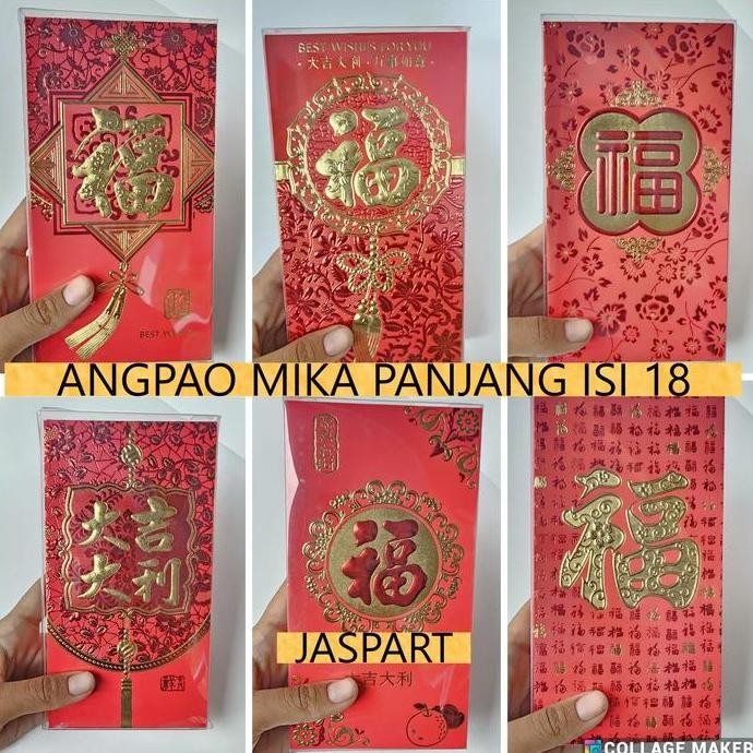 

!!!!!!] ANGPAO MIKA ISI 18 PANAJANG ANGPAO MIKA PANJANG ISI 18 SHIO ULAR 2025 VARIAN GOLD ATAU EMAS