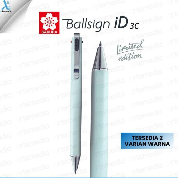

TERLARIS - Sakura Ballsign ID 3C Multipen Ballpoint Gel Pen Retractable - Limited
