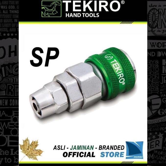 Nepel Selang Angin 40 SP (Soket Nepel) Drat 1/2 Green Coupler TEKIRO RESTOCK