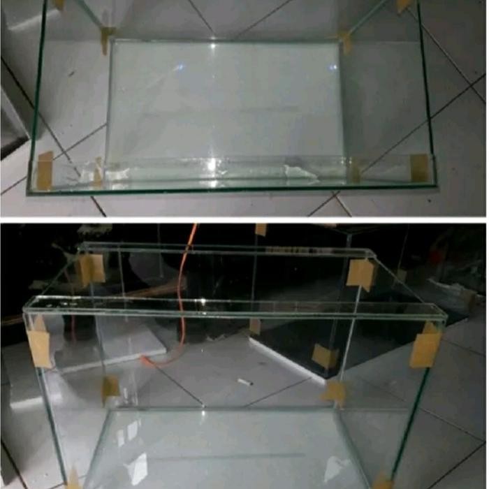 Aquarium 50X30X40  Aquarium Kaca Polos Aquarium Aquascape Original Dan Terpercaya