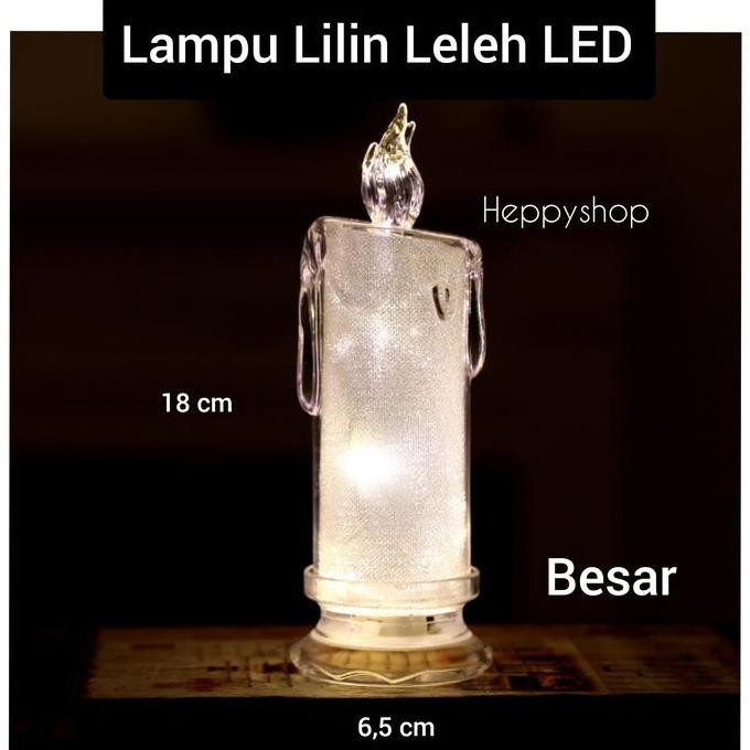 @#@#@#] Lampu Lilin Leleh LED Dekorasi Natal